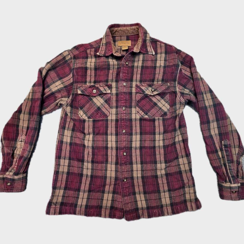 st john bay flannel shirt Size Small